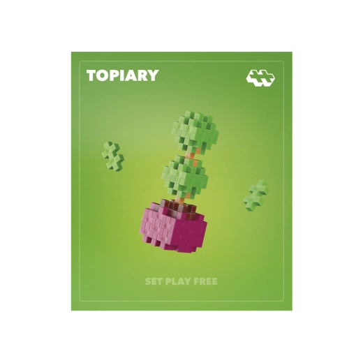 Plus-Plus kytky topiary