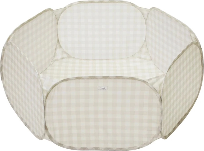 3 Sprouts suchý bazének recycled gingham béžový
