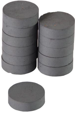 Magnety 16 mm černé, sada 12 ks