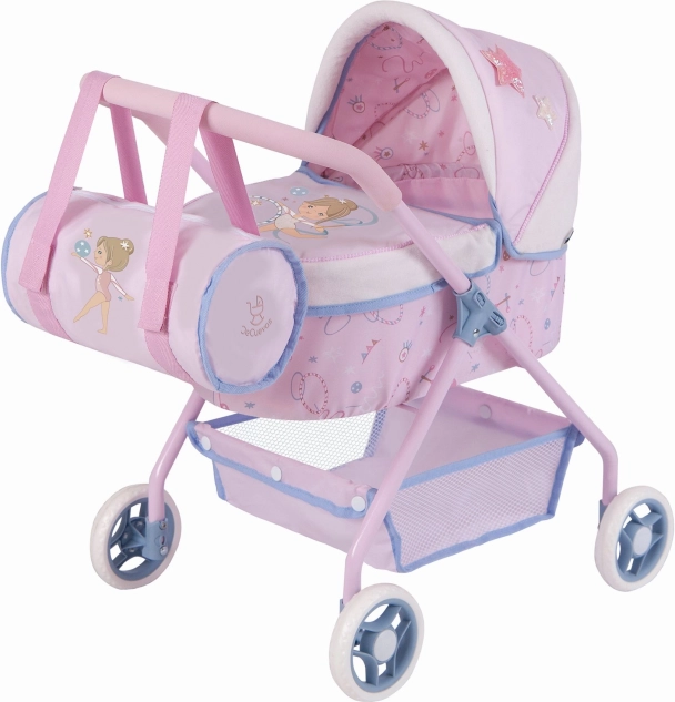 Můj první kočárek pro panenky s taškou Gala, 56 cm