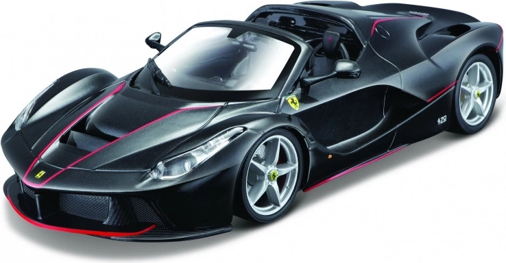 Kovový model Lafferrari Aperta černý 1:24 k sestavení