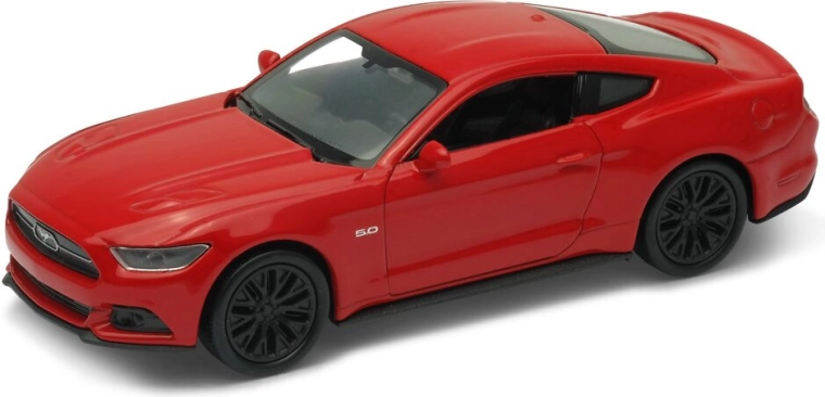 Welly Ford Mustang GT 2015 model 1:34 červená