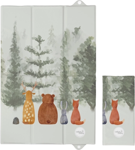 Ceba Baby cestovní přebalovací podložka basic forest companions 60 × 40 cm
