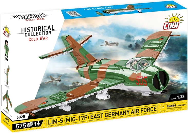 Cobi MiG-17F (LIM-5) letoun východoněmeckého letectva 1:32