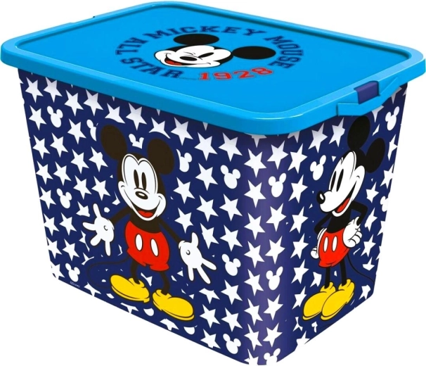 Úložný box s víkem na klipy Disney Mickey
