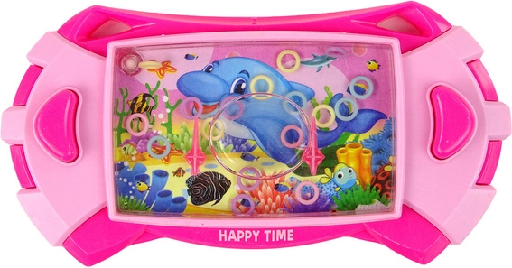 Vodní dovednostní hra Delfín růžová konzole