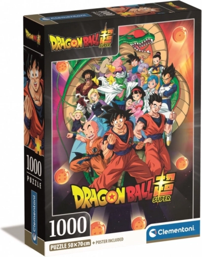 Clementoni puzzle 1000 dílků – Anime DRAGON BALL Compact