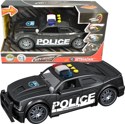 Policejní auto City Service Car 1:14 se světly a zvuky