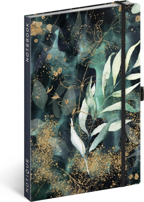 NOTIQUE linkovaný notes Eukalyptus 13 × 21 cm