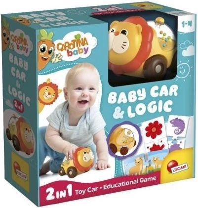 Autíčko lvíček a logická hra – CAROTINA BABY