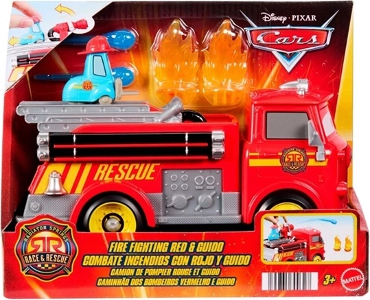 Disney Pixar Cars hasičský vůz Edek a Guido - 1 kus