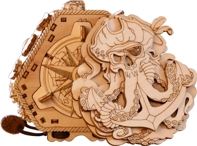 Dřevěný hlavolam Kompas Černovouse