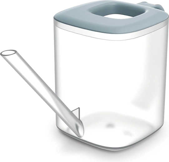 Konvička na zalévání Tubi 1 l transparentní/světle šedá