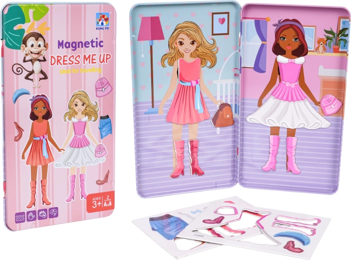 Kovová magnetická sada pro malou stylistku