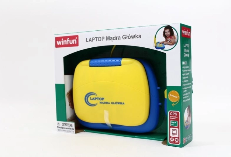 SmilyPlay dětský edukativní notebook Moudrá hlavička