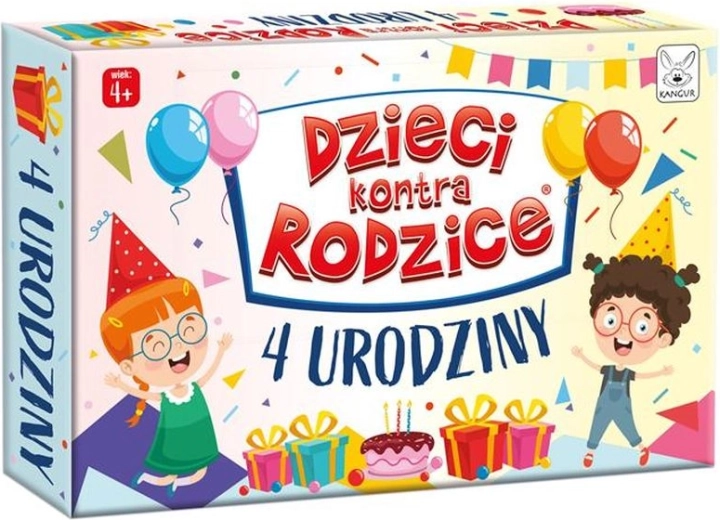 Dzieci kontra rodzice – Urodziny (hra s obrázkovými hádankami) 4+