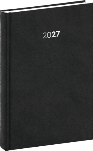 Notique denní diář Balakon 2027 černý 15 × 21 cm