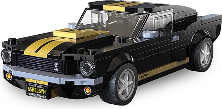 Stavebnice CaDA Shelby GT 350 H v měřítku 1:24 černá