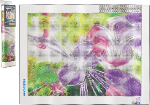 Diamantové malování – magická houslistka 30 × 40 cm