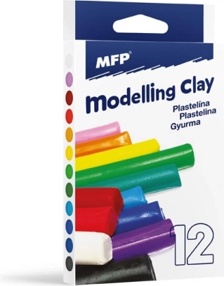 Modelovací hmota – sada 12 barev, 200 g