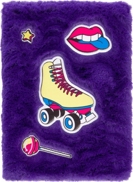 Baagl plyšový zápisník Brusle, linkovaný, 148 stran