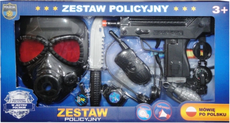 Policejní sada s polským hlasovým modulem