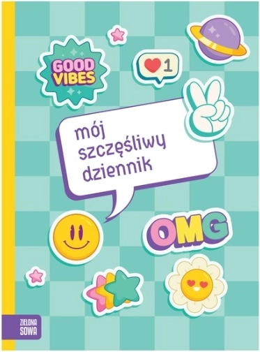 Mój szczęśliwy dziennik – motivační deník v polštině - 1 kus