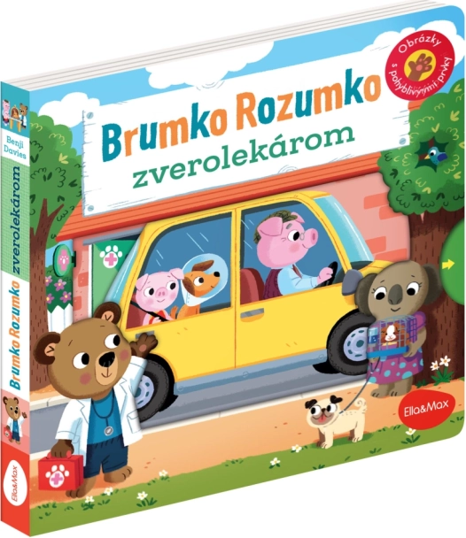 Méďula šikula: veterinář – leporelo s posuvnými prvky