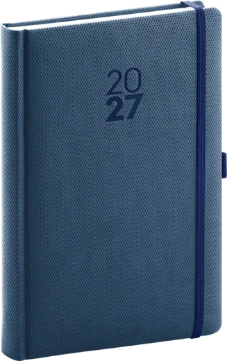 Notique denní diář Diamante 2027 modrý 15 × 21 cm