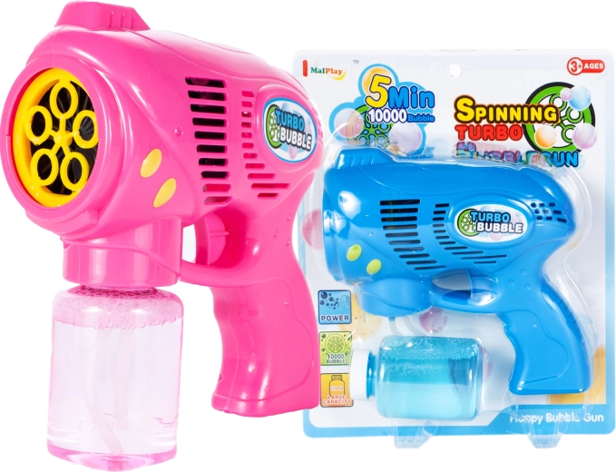 Pistole na bubliny s nádržkou a vysokým výkonem