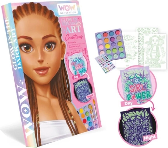 Kreativní svítící sada WOW Generation – podložka na kreslení do tmy