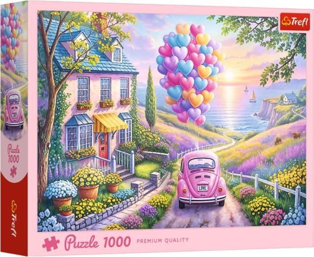 Puzzle 1000 dílků – Romantická projížďka – Trefl