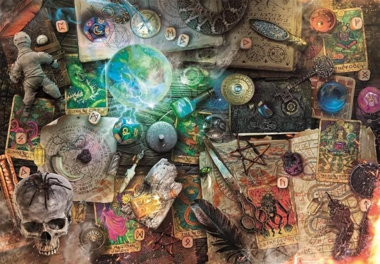 Puzzle CLEMENTONI Maleficium – okultní artefakty 1000 dílků