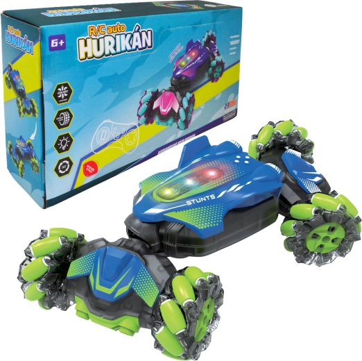 RC auto Hurikán akrobatické s LED a 2,4 GHz