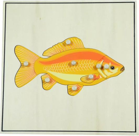 Puzzle s kostrou – ryba