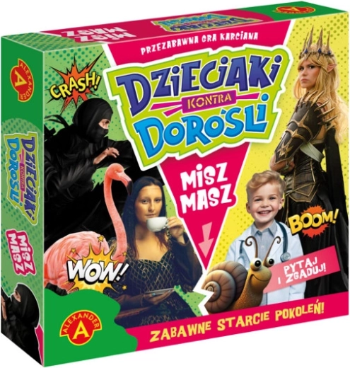 Děti proti dospělým – Misz Masz rodinná kvízová hra