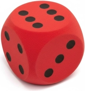 Molitanová hrací kostka 15 × 15 × 15 cm