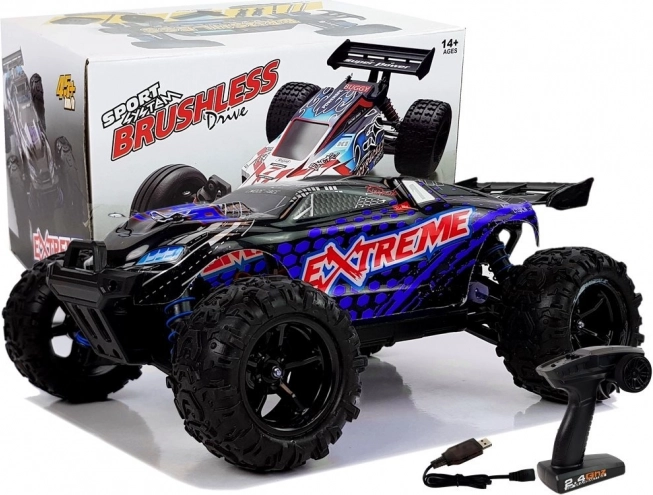 RC auto 1:18 off-road 4x4 modré ENOZE, rychlost 45 km/h