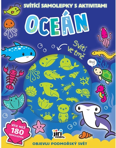 Svítící samolepky s aktivitami Oceán