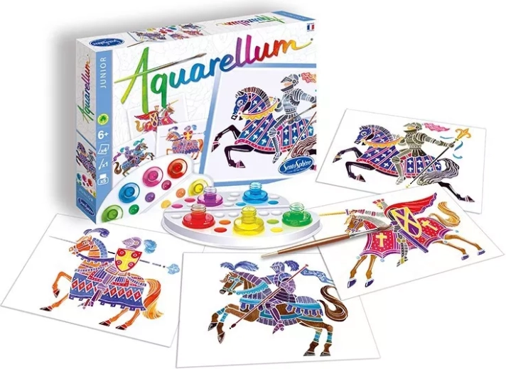 Sentosphere akvarelová kreativní sada junior rytíři
