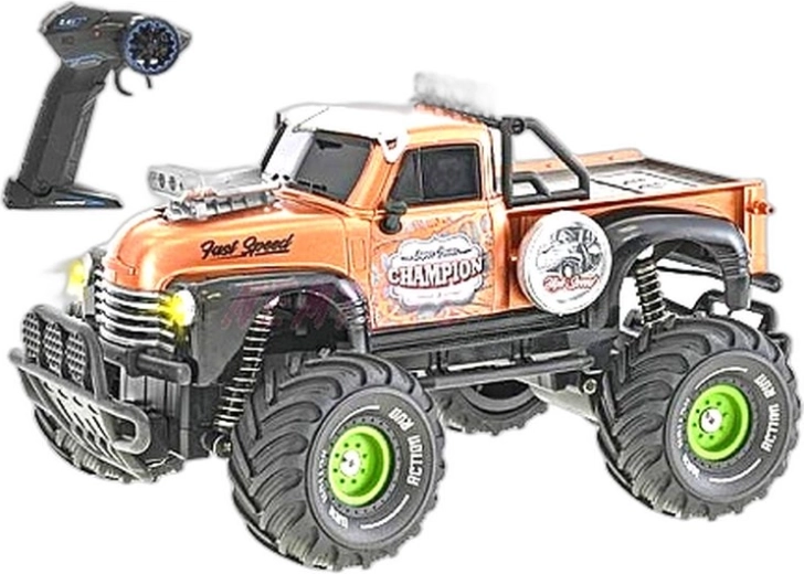 RC terénní auto na dálkové ovládání 1:18 se světlem - 1 kus
