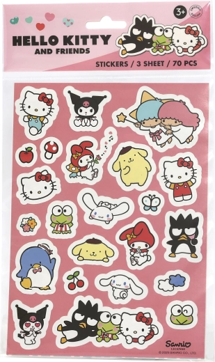 Sada samolepek Hello Kitty 70 ks