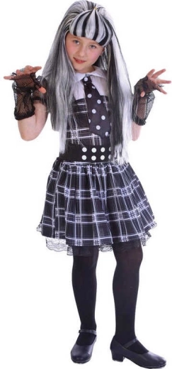 Karnevalový kostým příšerka pro holky vel. M (120–130 cm)