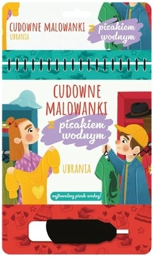 Cudovné omalovánky s vodním fixem – oblečení