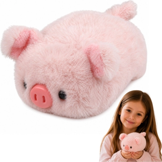 Plyšové prasátko růžové 16 cm - 1 kus