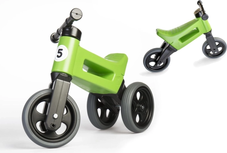 Odrážedlo Funny Wheels Rider Sport 2v1 pro děti – Zelená
