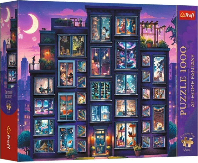 Puzzle 1000 Premium Plus – Noc plná příběhů