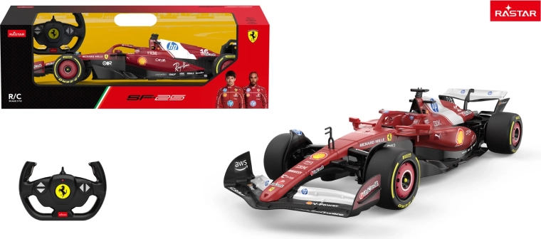 Rastar rc auto Ferrari sf-25 1:12 červené
