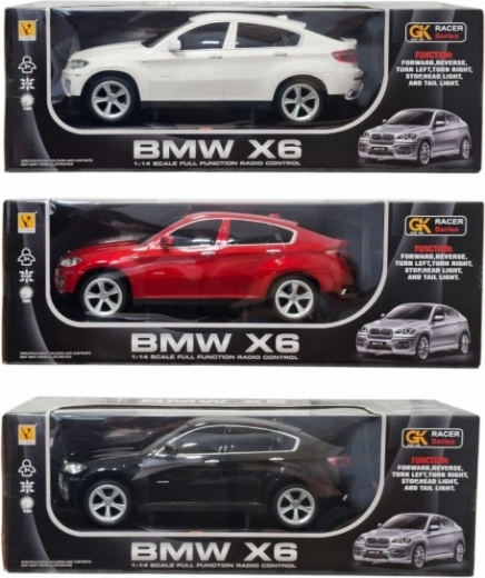 Dálkově ovládané auto BMW X6 1:14 - 1 kus