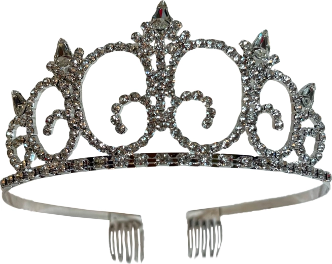 Růžová čelenka Diamond Queen